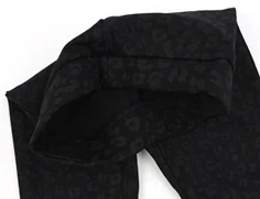 Name It black leo bootcut bukser